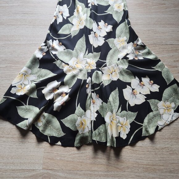 Nani Hawaii Tropical Floral 2 Piece Maxi Dress Button-Up Shirt Multicolor - Picture 8 of 11